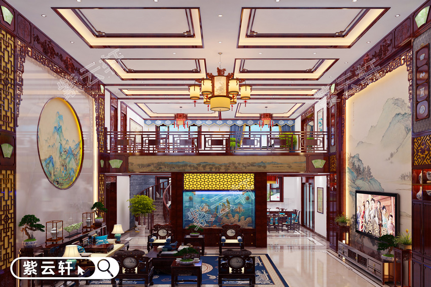 江苏中式别墅室内设计让您感受家居中的一股清流